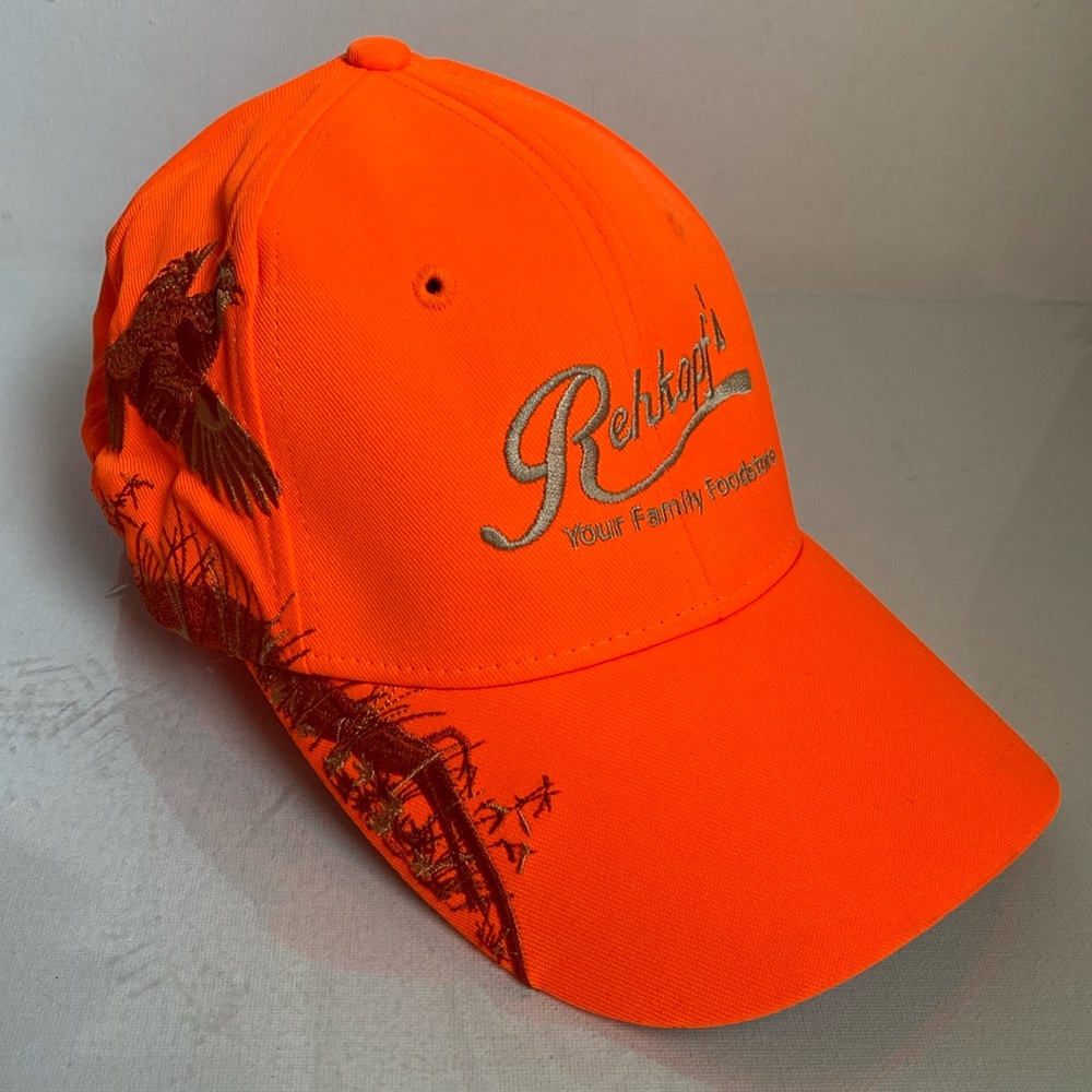 Quail hat in blaze orange Rehkopf’s hat